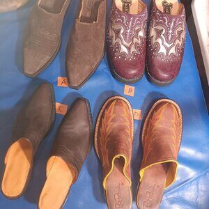 Womens mules, buy 1 to 4 pair